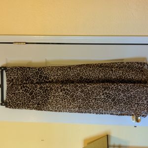 Forever 21 Leopard Wide leg Pant
